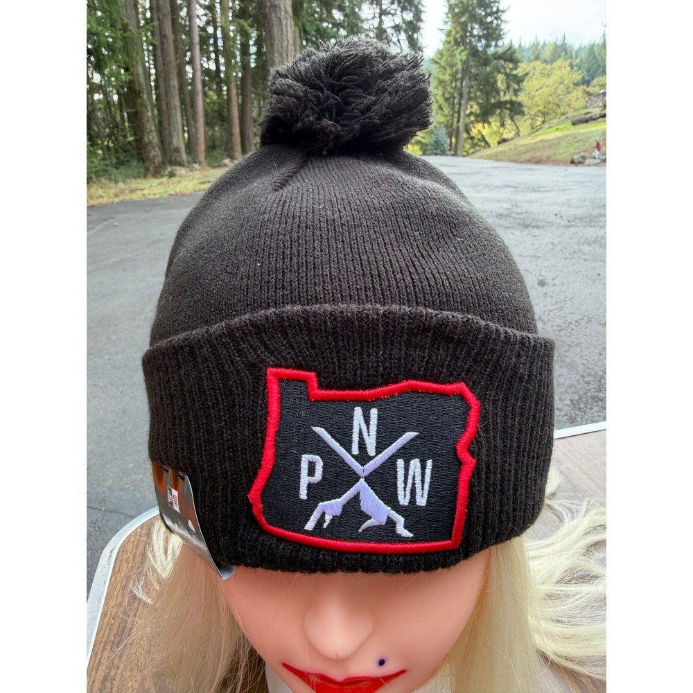 Men's Portland Trail Blazers New Era 2024/25 City Edition Cuffed Knit Hat Pom